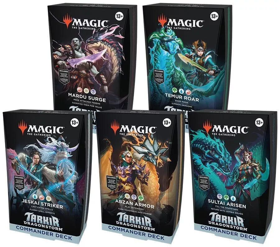 Magic The Gathering Tarkir: Dragonstorm - Commander Deck Case