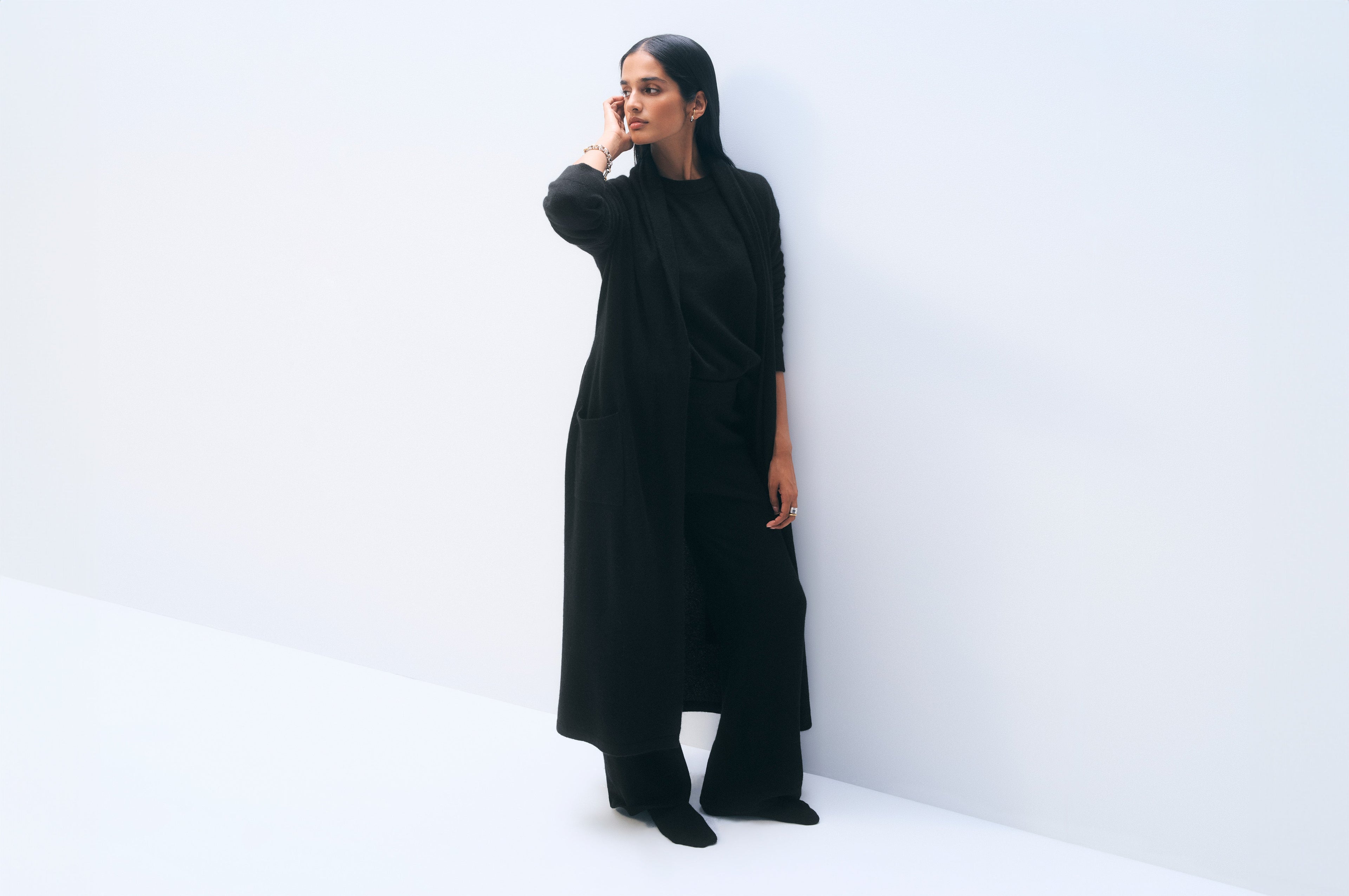 Cashmere Robe | Black