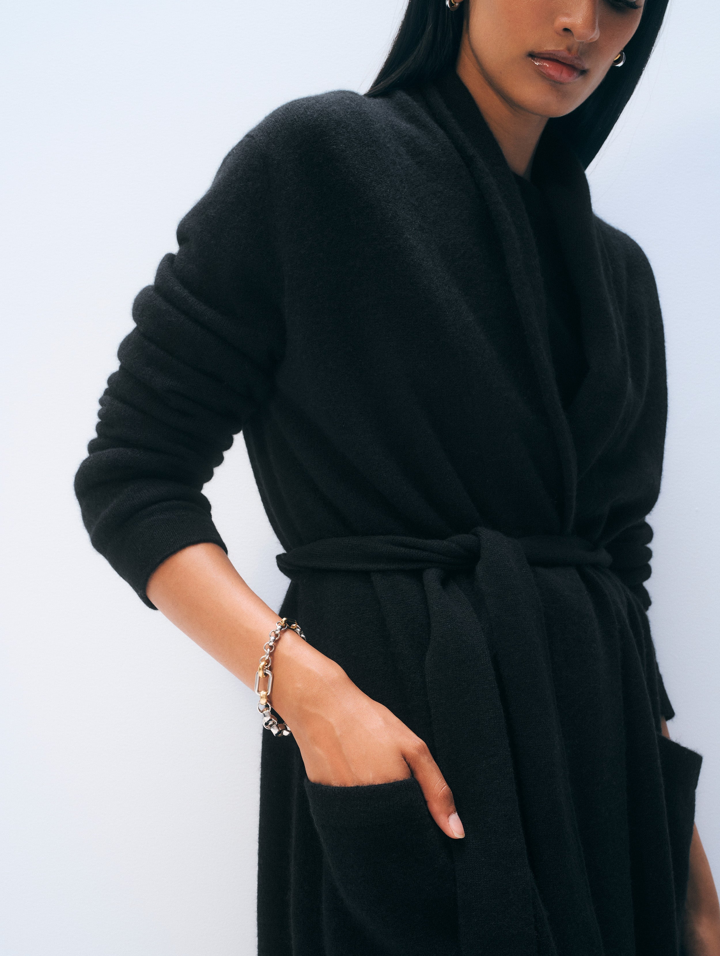 Cashmere Robe | Black