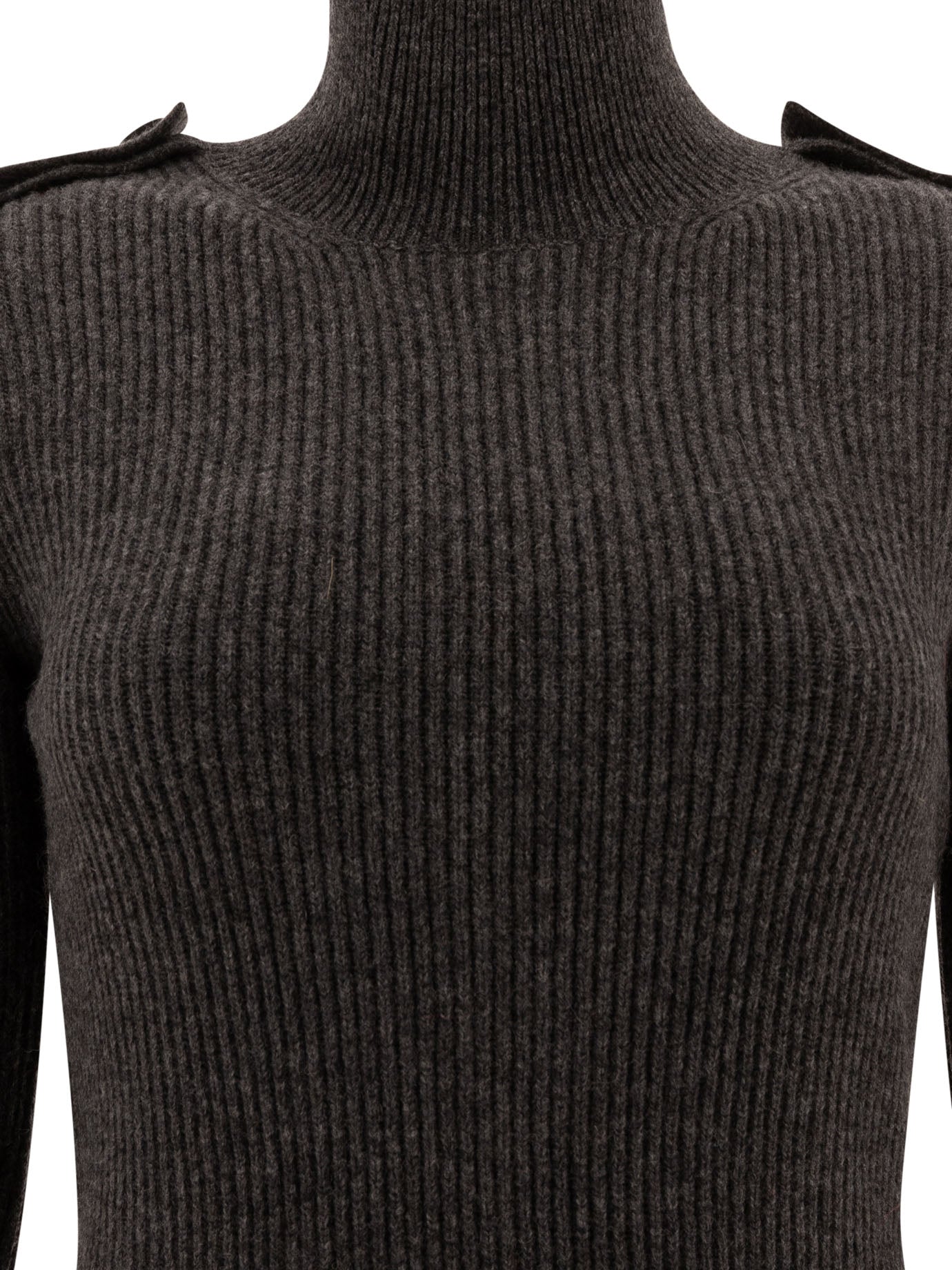 Alexander Mcqueen Ribbed Mini Dress