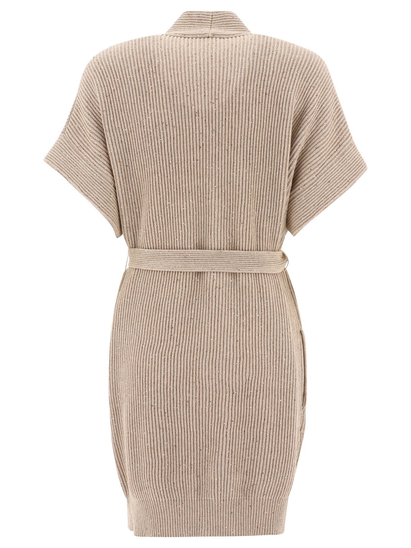 Brunello Cucinelli "diamante" Ribbed Cardigan