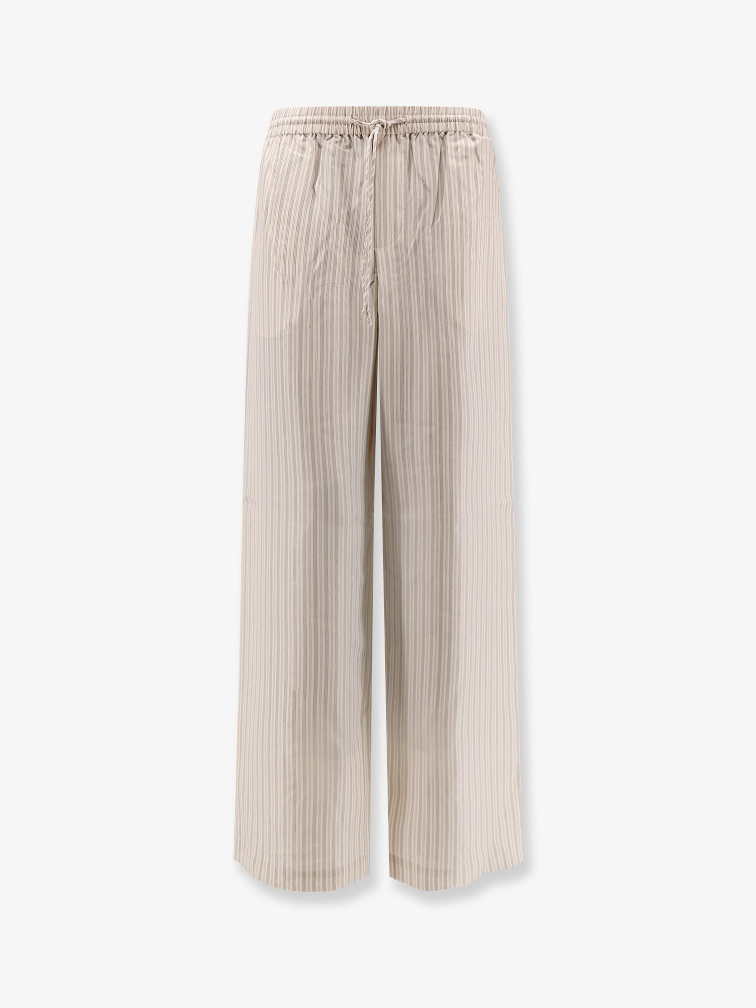 Rohe Silk Striped Trousers