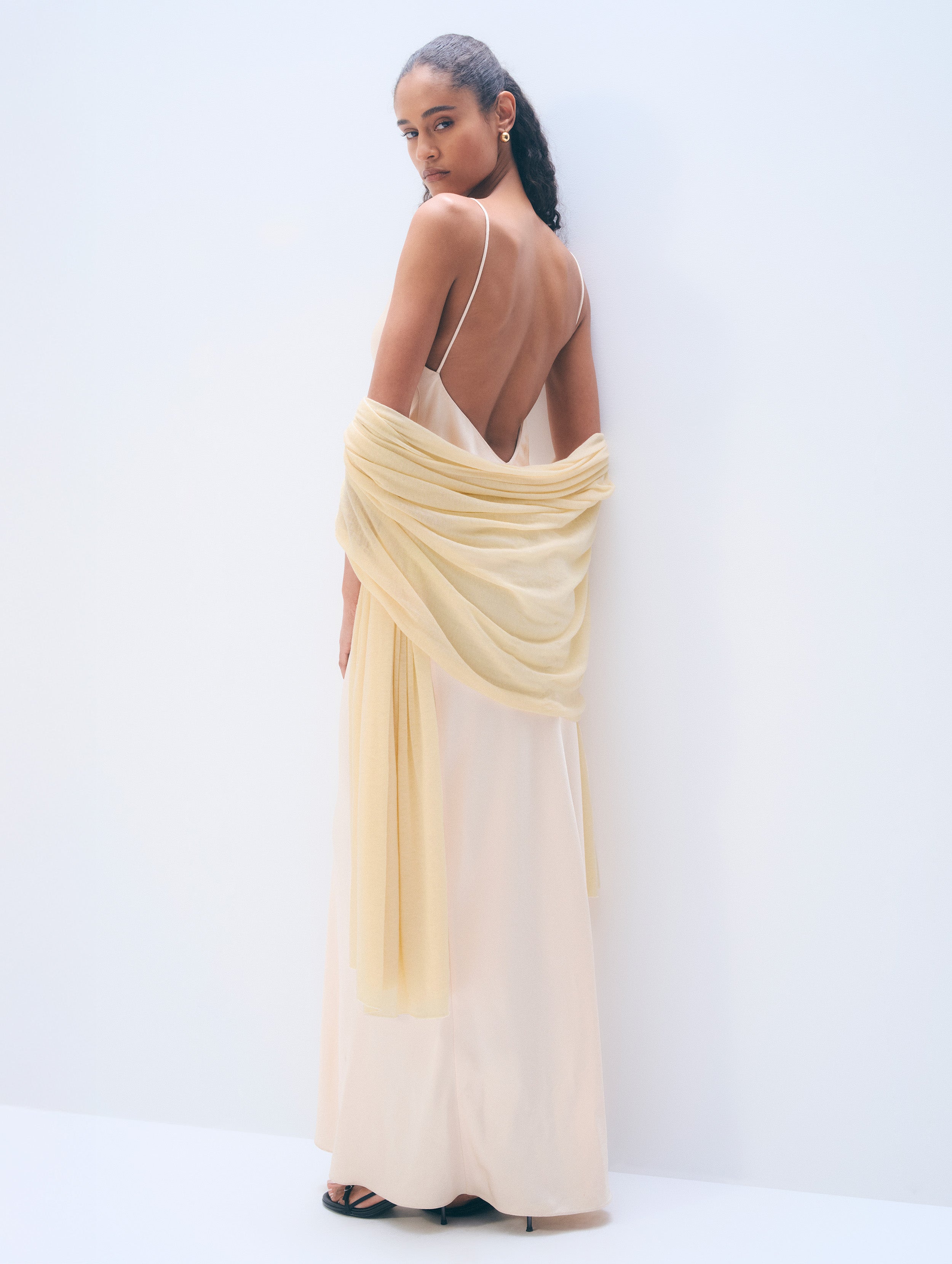 Superfine Cashmere Travel Wrap | Buttercream
