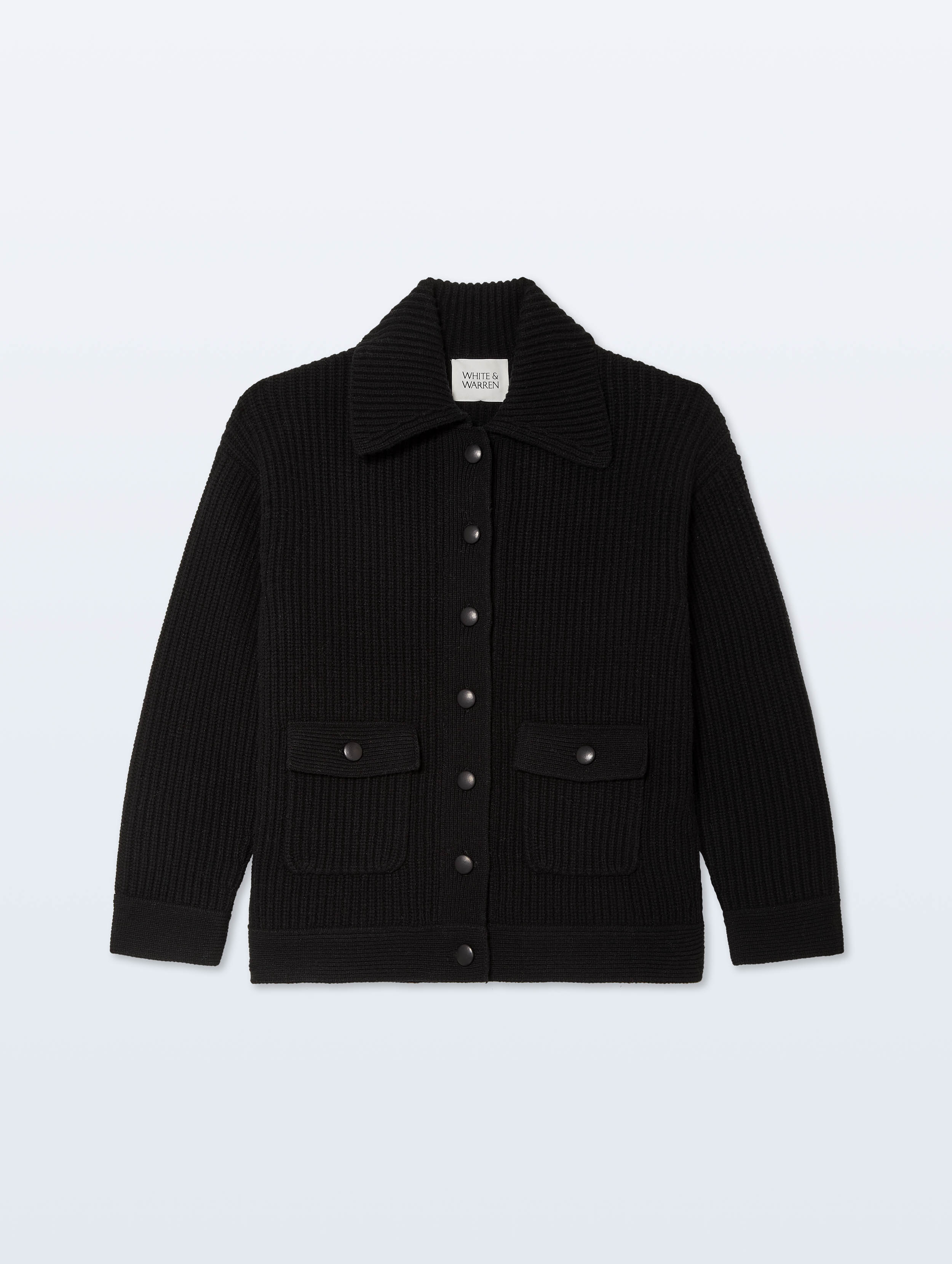 Merino Fisherman Jacket | Black