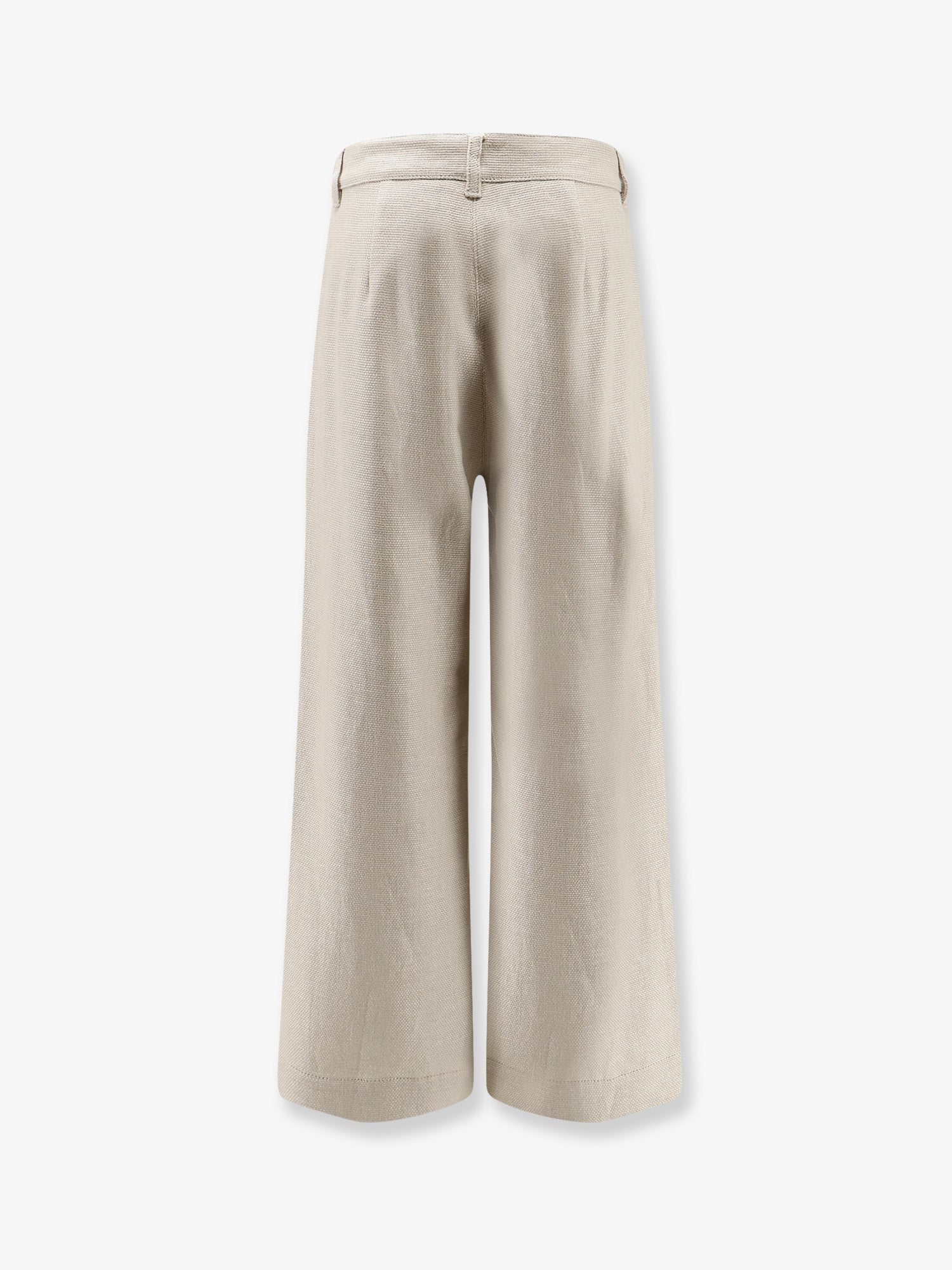 'S Max Mara Stretch Cotton And Linen Trousers