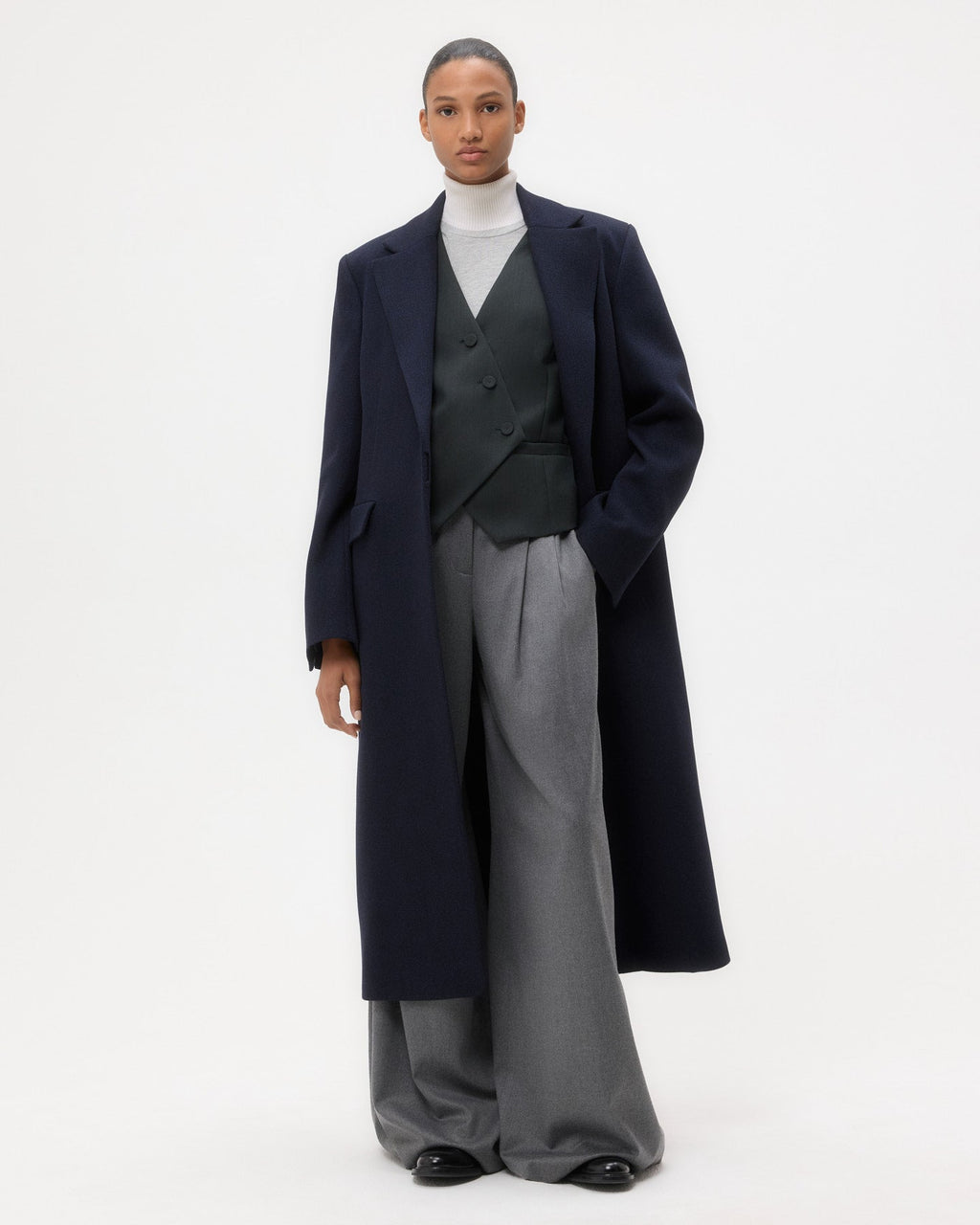 Mattie Coat in Wool Twill