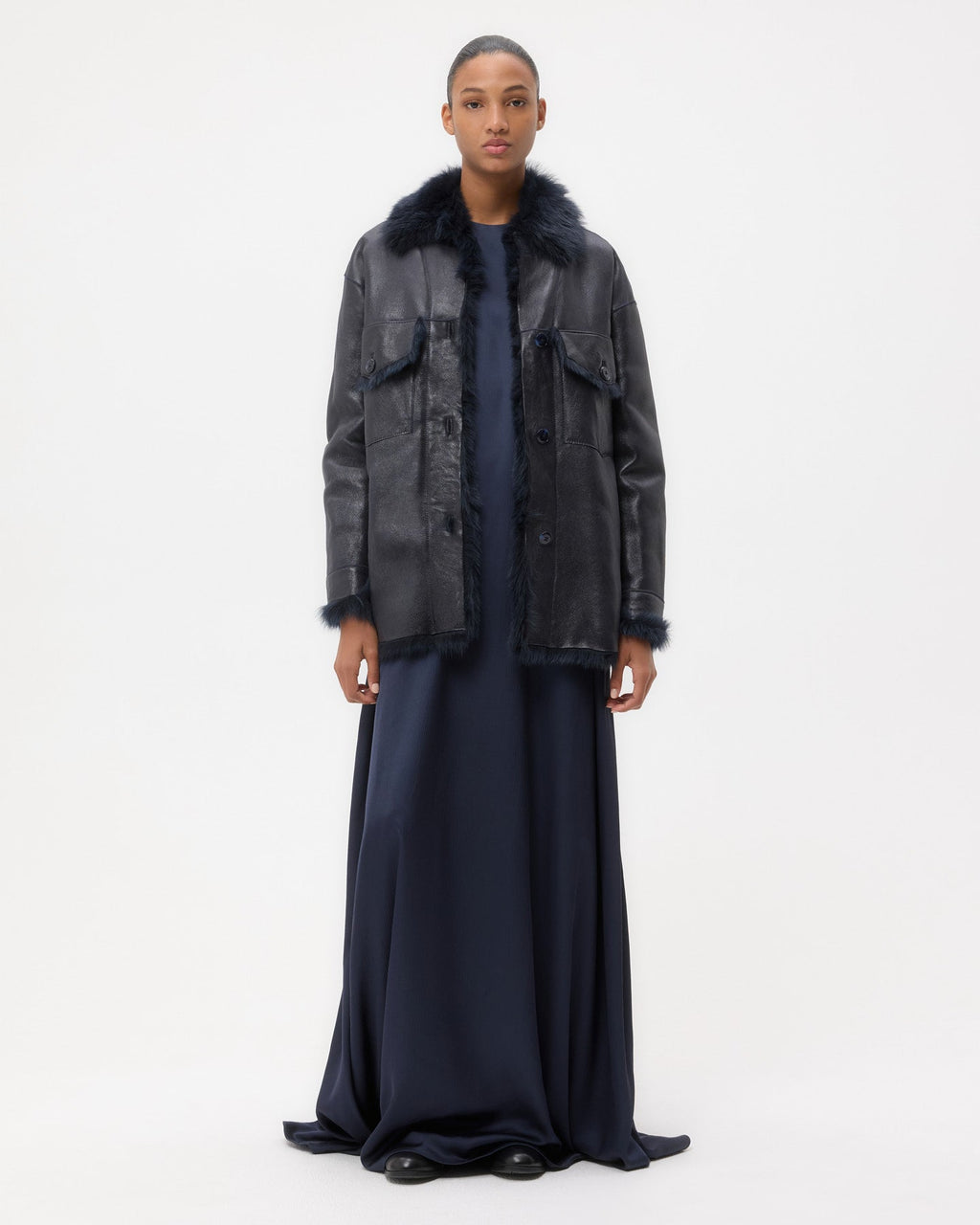 Reversible Aspen Jacket in Shearling