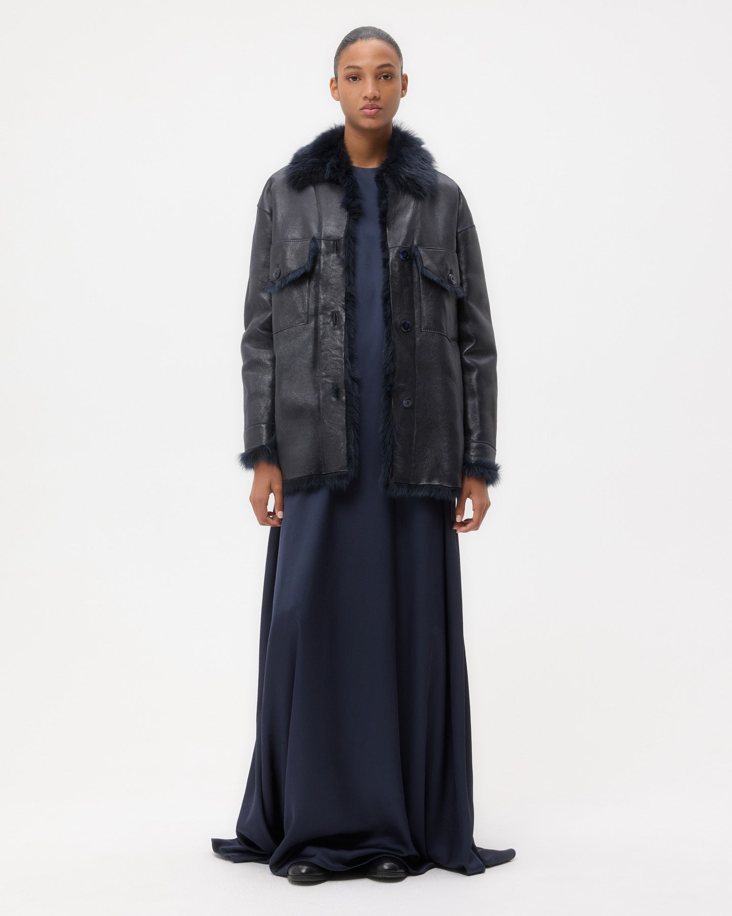 Reversible Aspen Jacket in Shearling