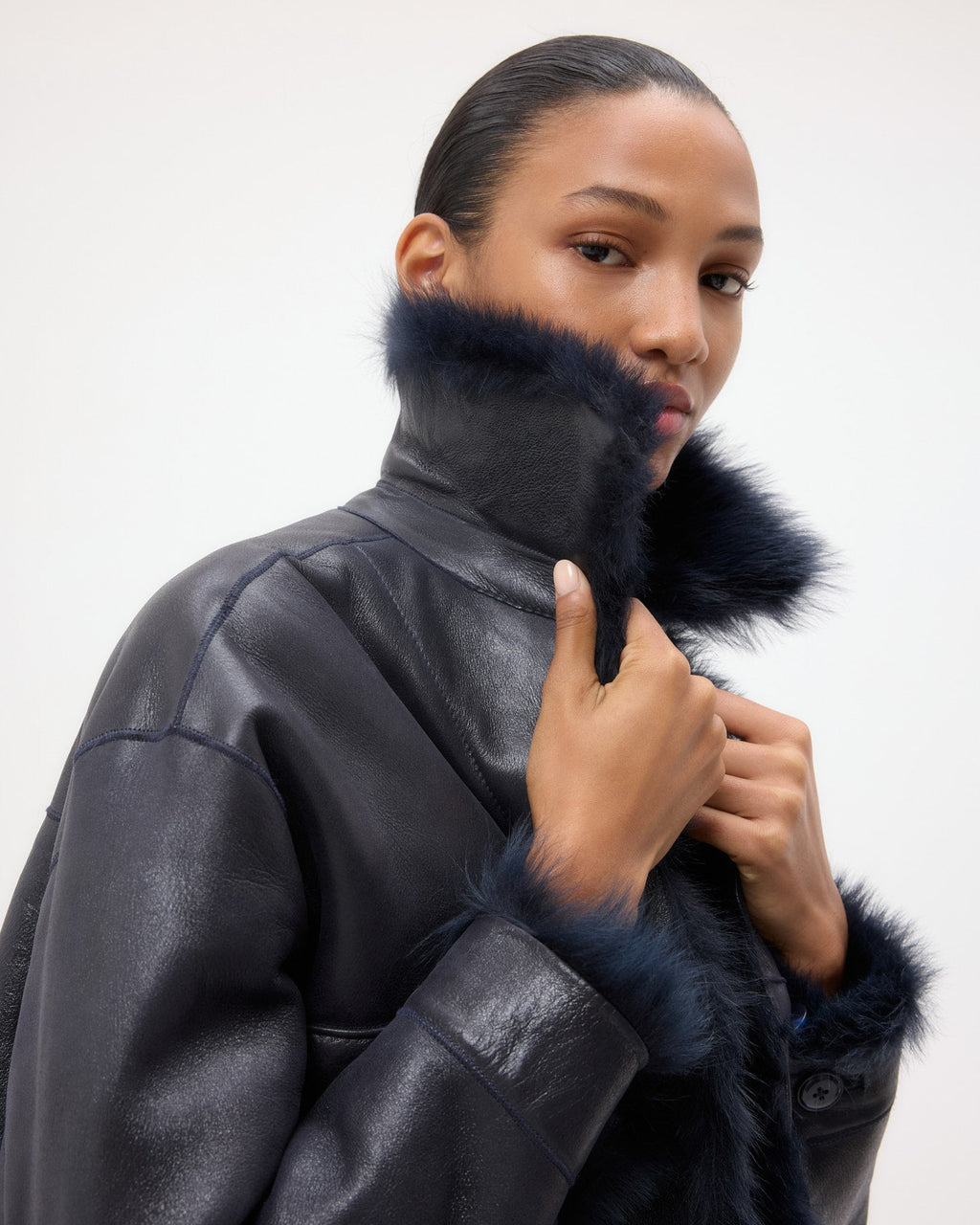 Reversible Aspen Jacket in Shearling