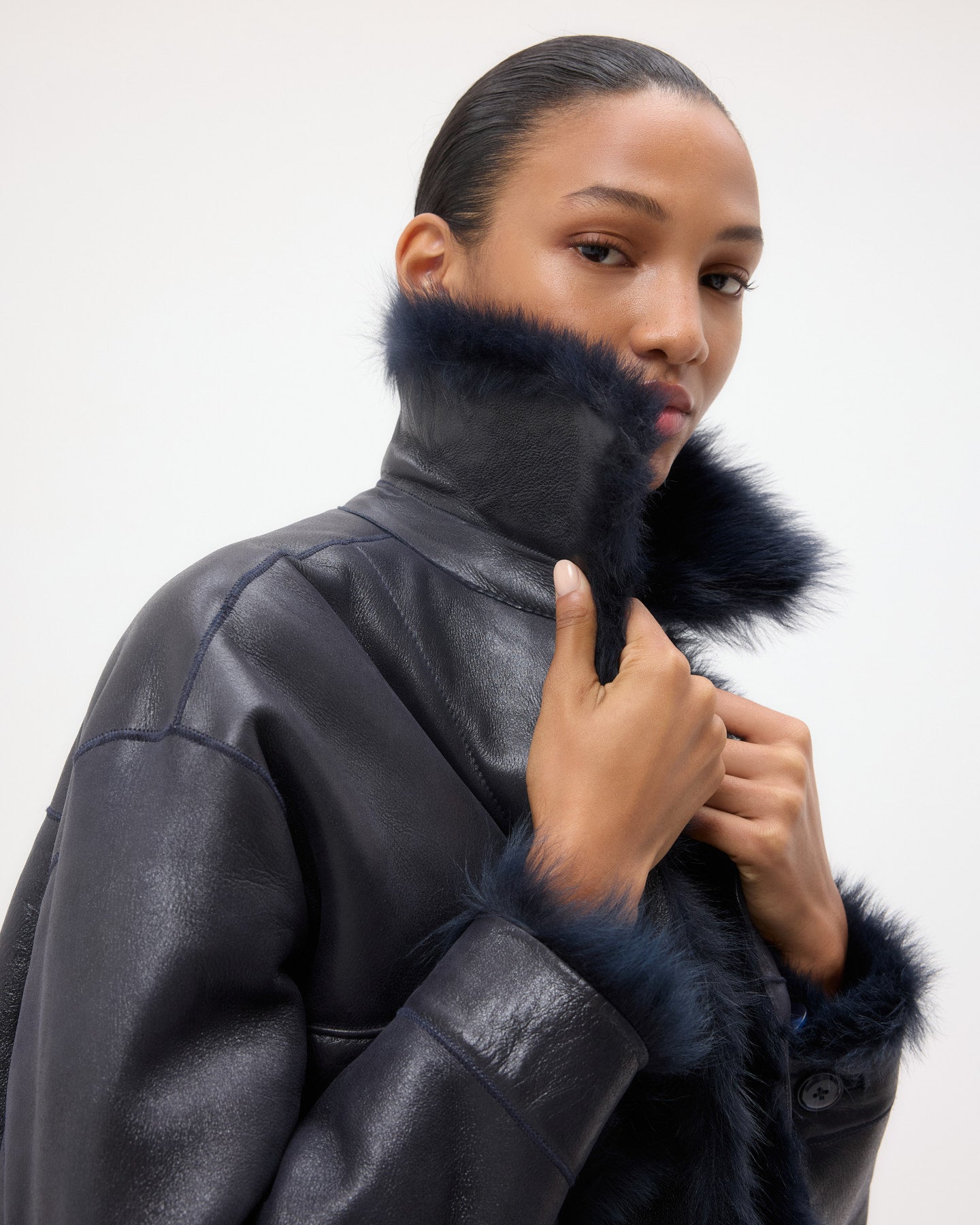 Reversible Aspen Jacket in Shearling