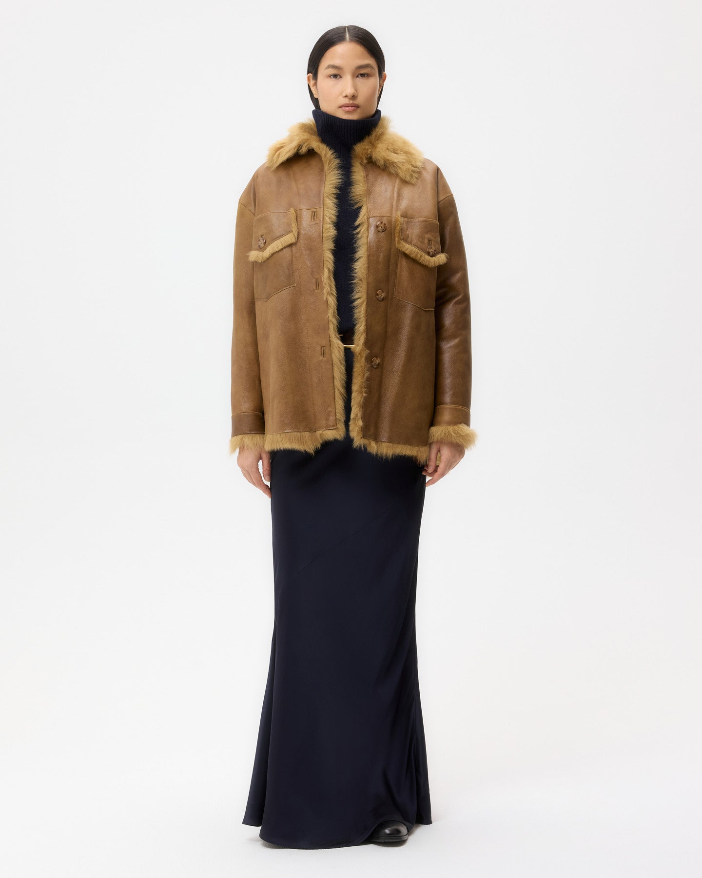Reversible Aspen Jacket in Shearling