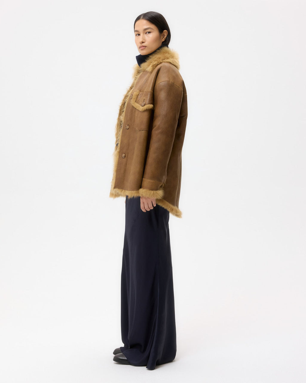 Reversible Aspen Jacket in Shearling