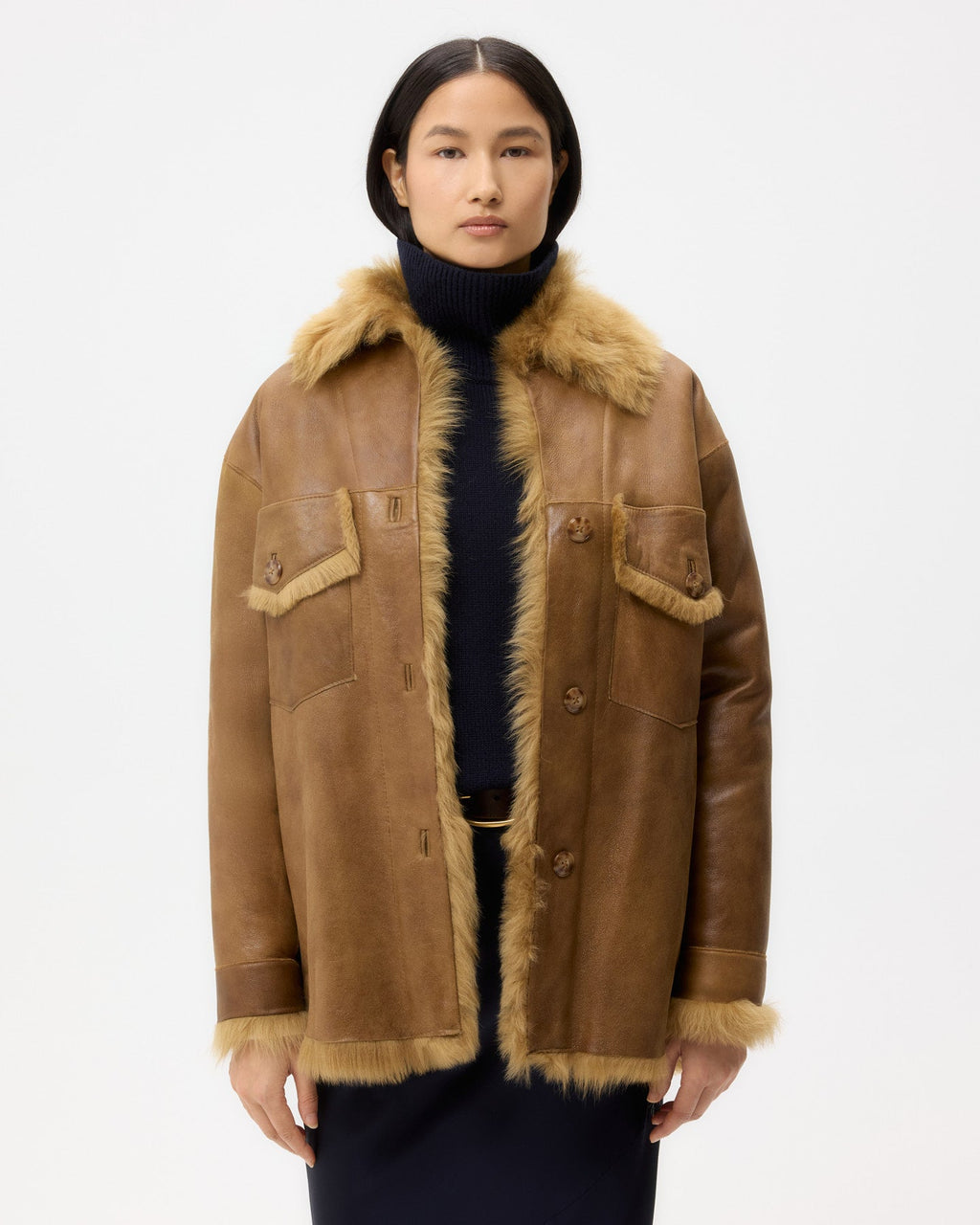Reversible Aspen Jacket in Shearling