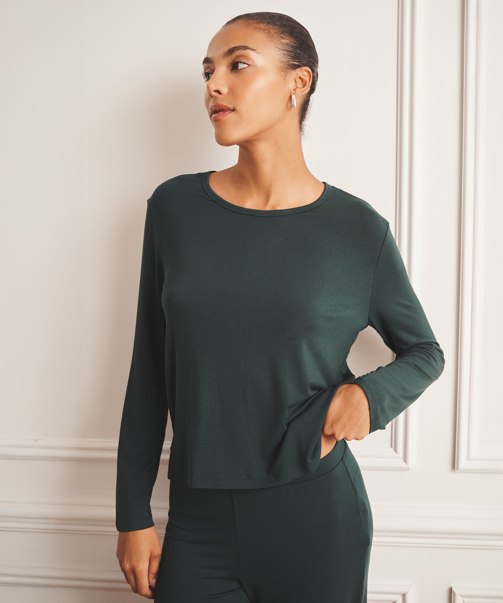 Breathable Long Sleeve Sleep Tee