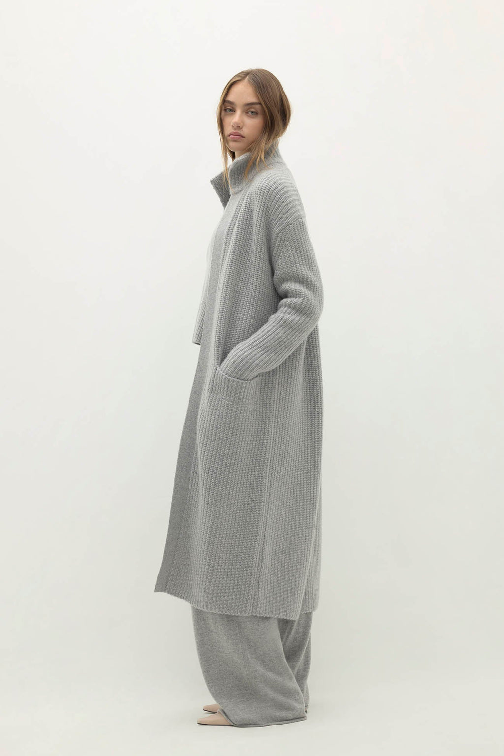 ADRIANA FISHERMAN RIB CARDIGAN