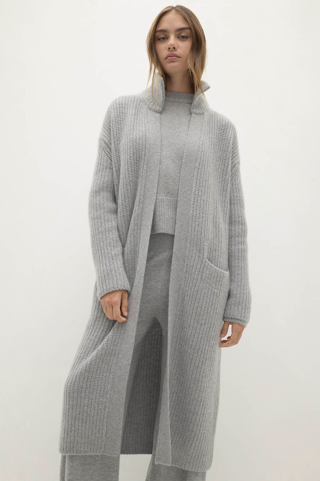 ADRIANA FISHERMAN RIB CARDIGAN