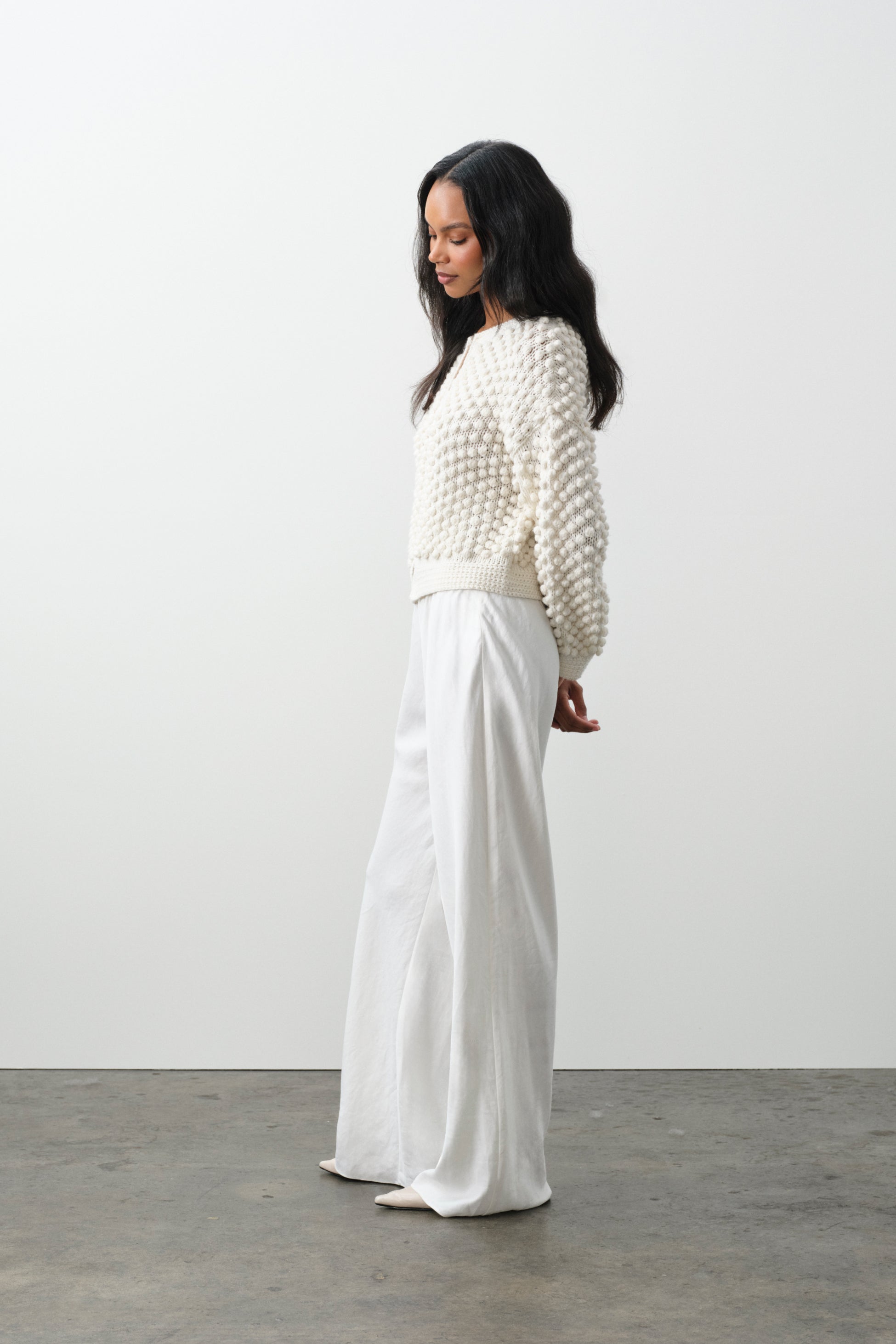 GOLDIE HAND-CROCHETED CARDIGAN