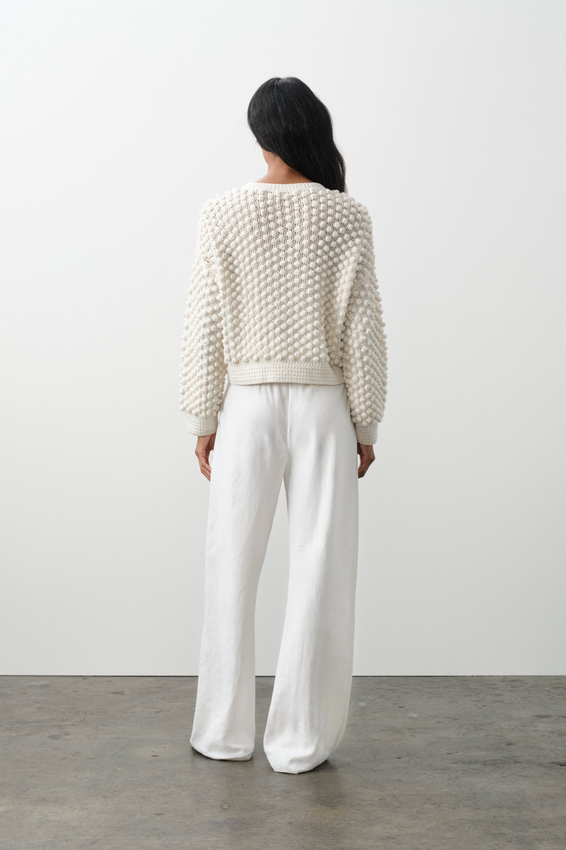 GOLDIE HAND-CROCHETED CARDIGAN