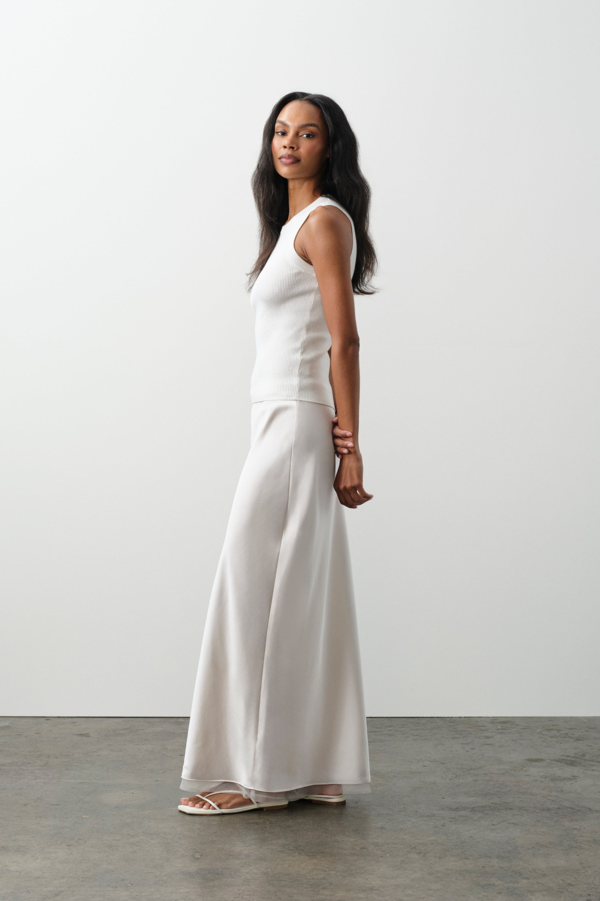 ADERYN SILK SKIRT