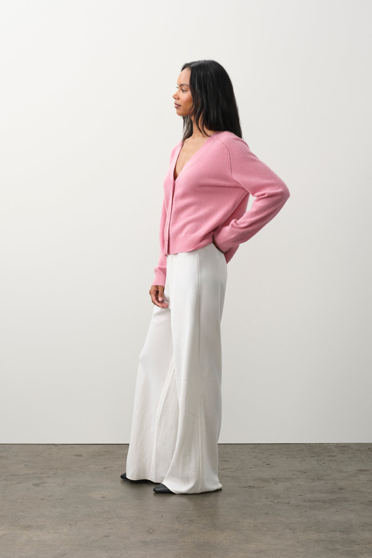 ALTHEA FEATHERWEIGHT CASHMERE CARDIGAN
