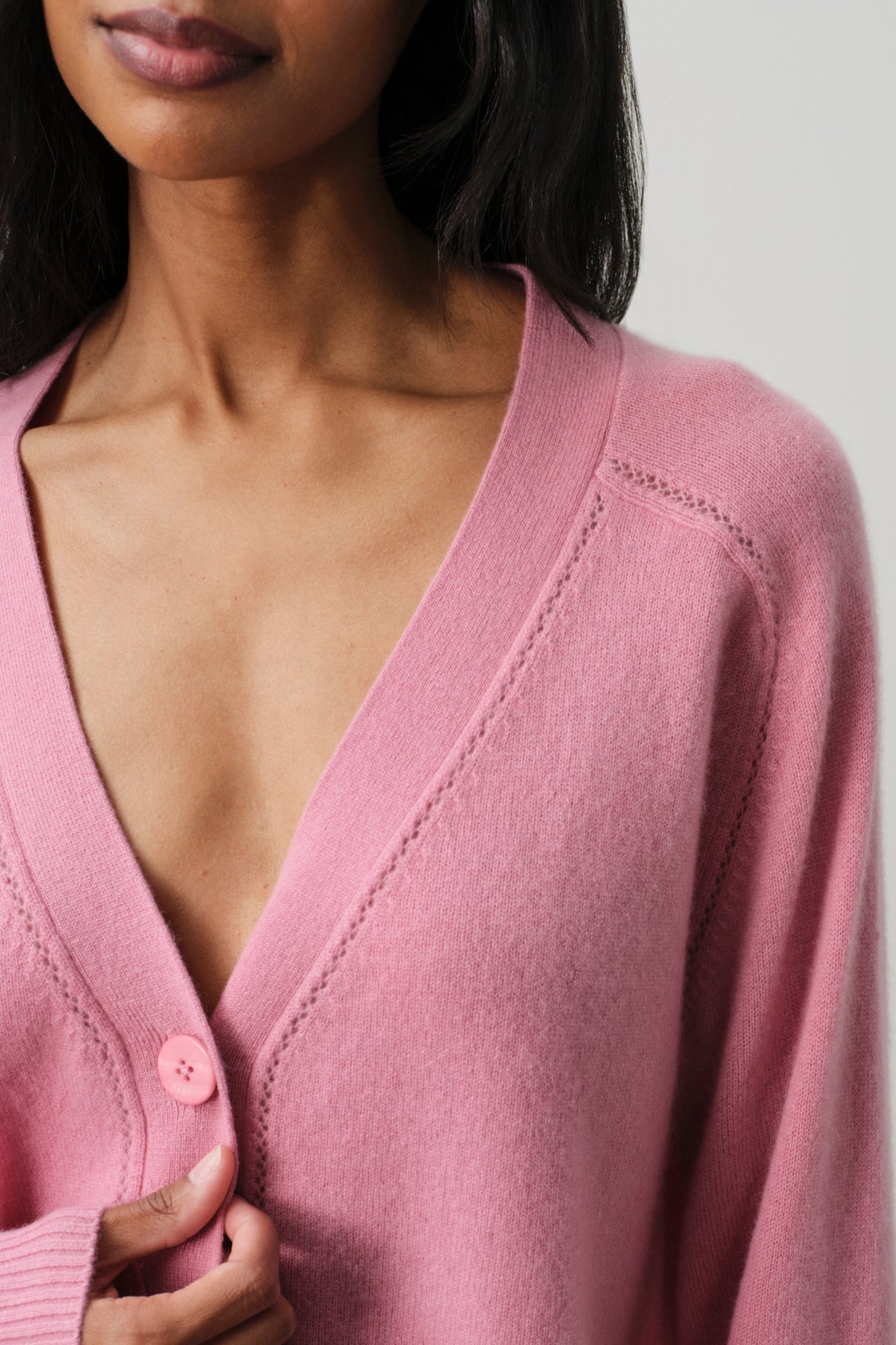 ALTHEA FEATHERWEIGHT CASHMERE CARDIGAN