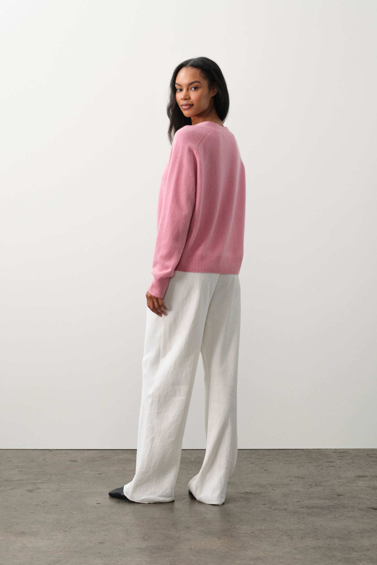 ALTHEA FEATHERWEIGHT CASHMERE CARDIGAN
