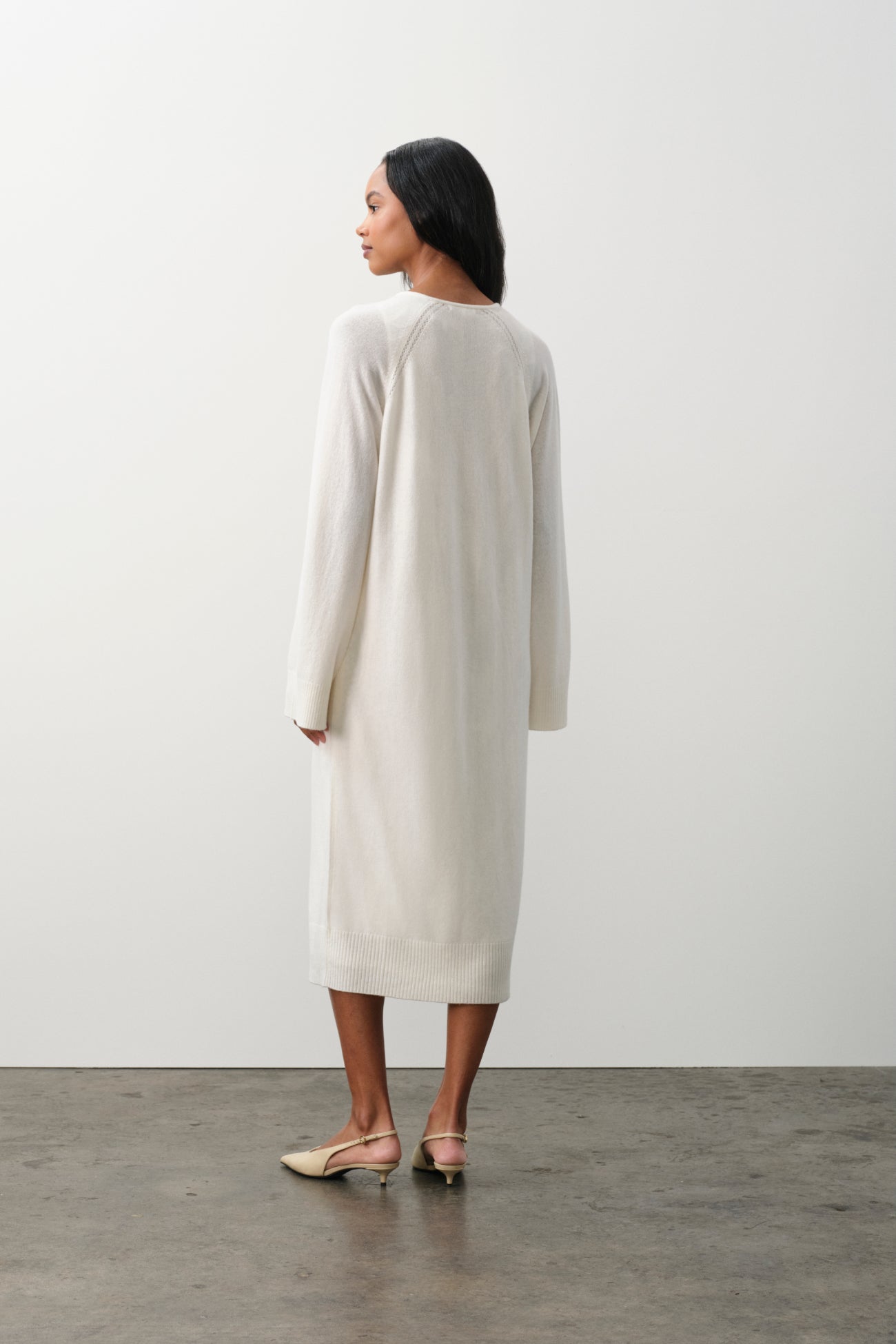 ASTER FEATHERWEIGHT CASHMERE LONGLINE CARDIGAN