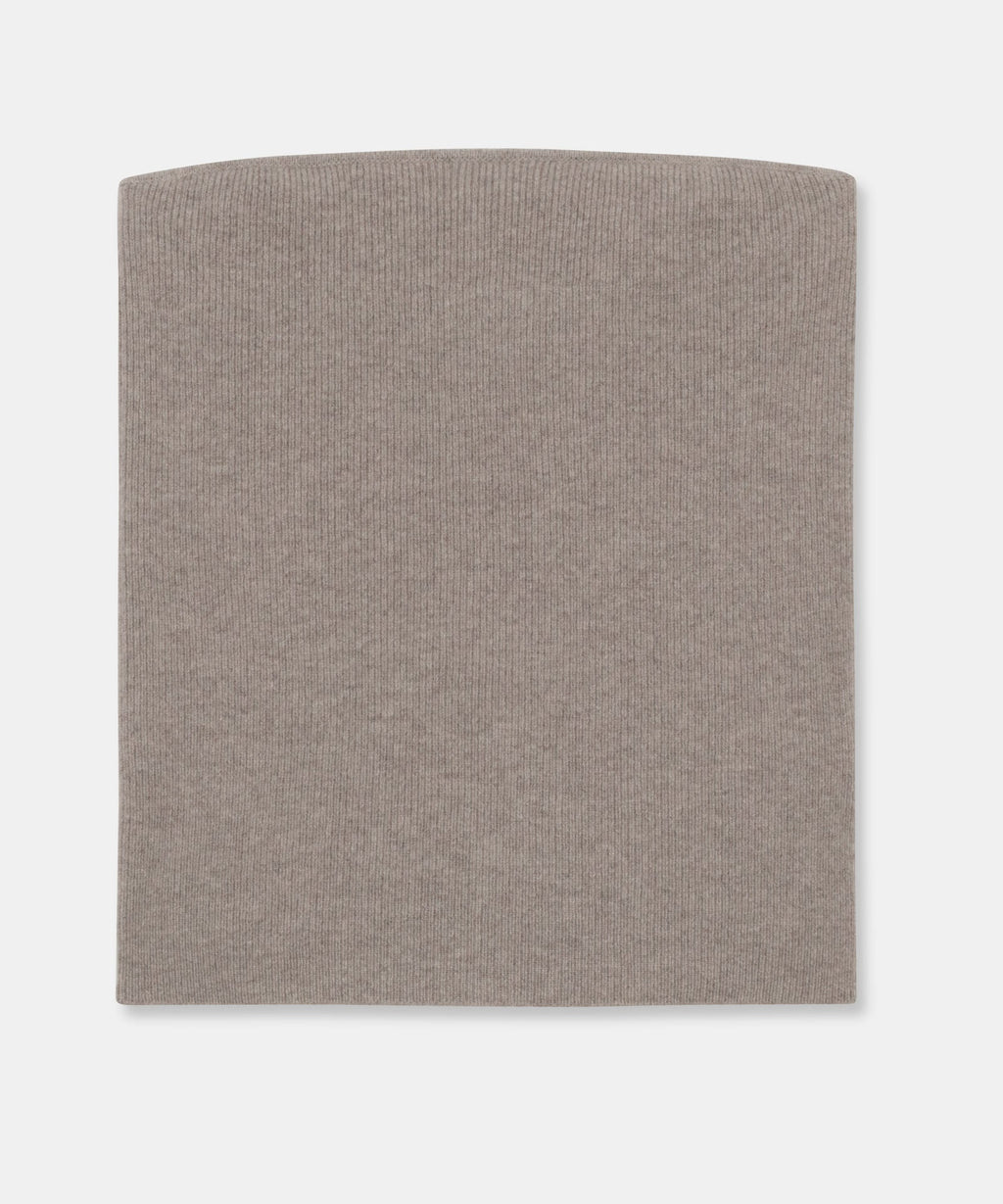 Signature Cashmere Ribbed Tube Top