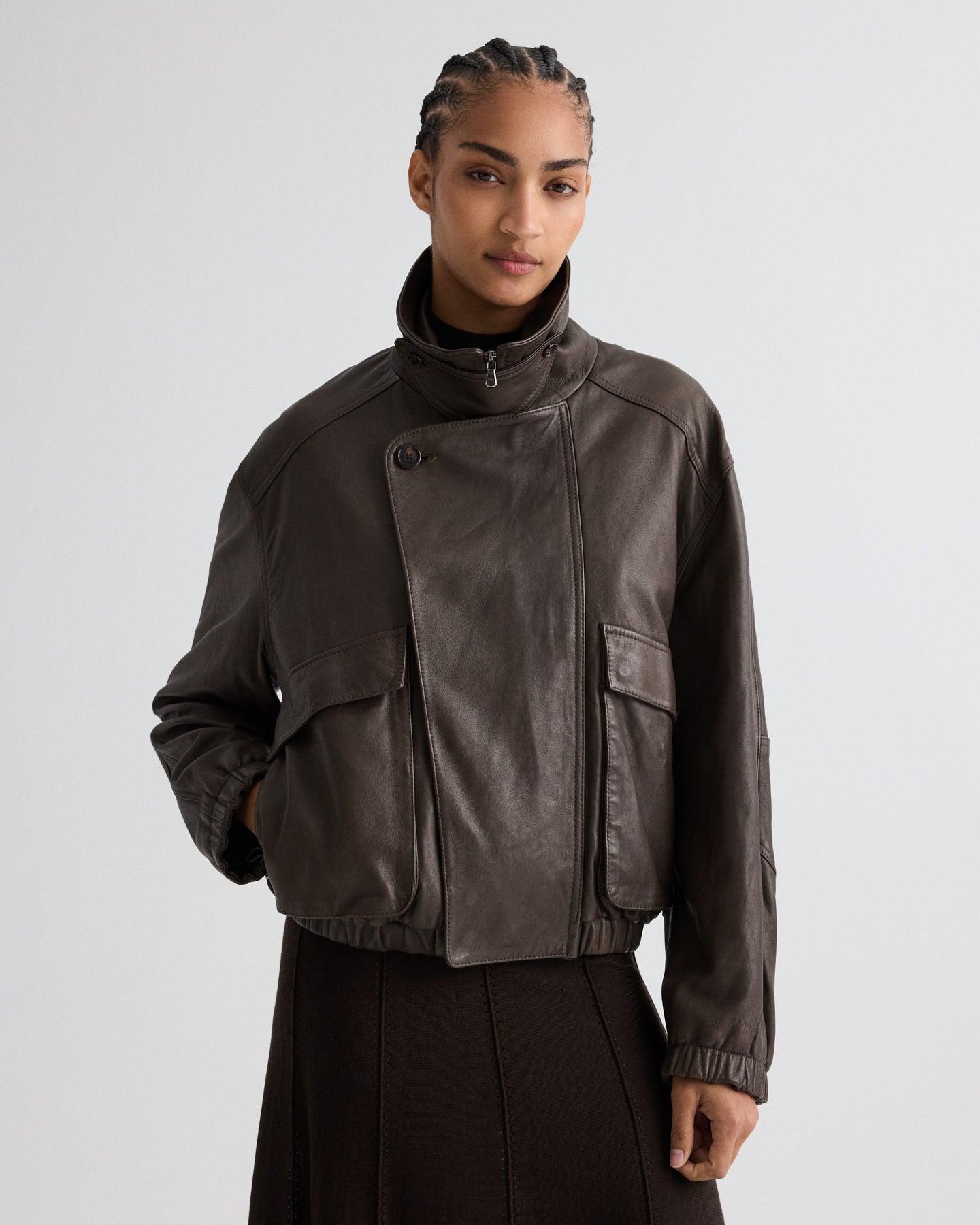 Hunter Jacket in Dolce Leather