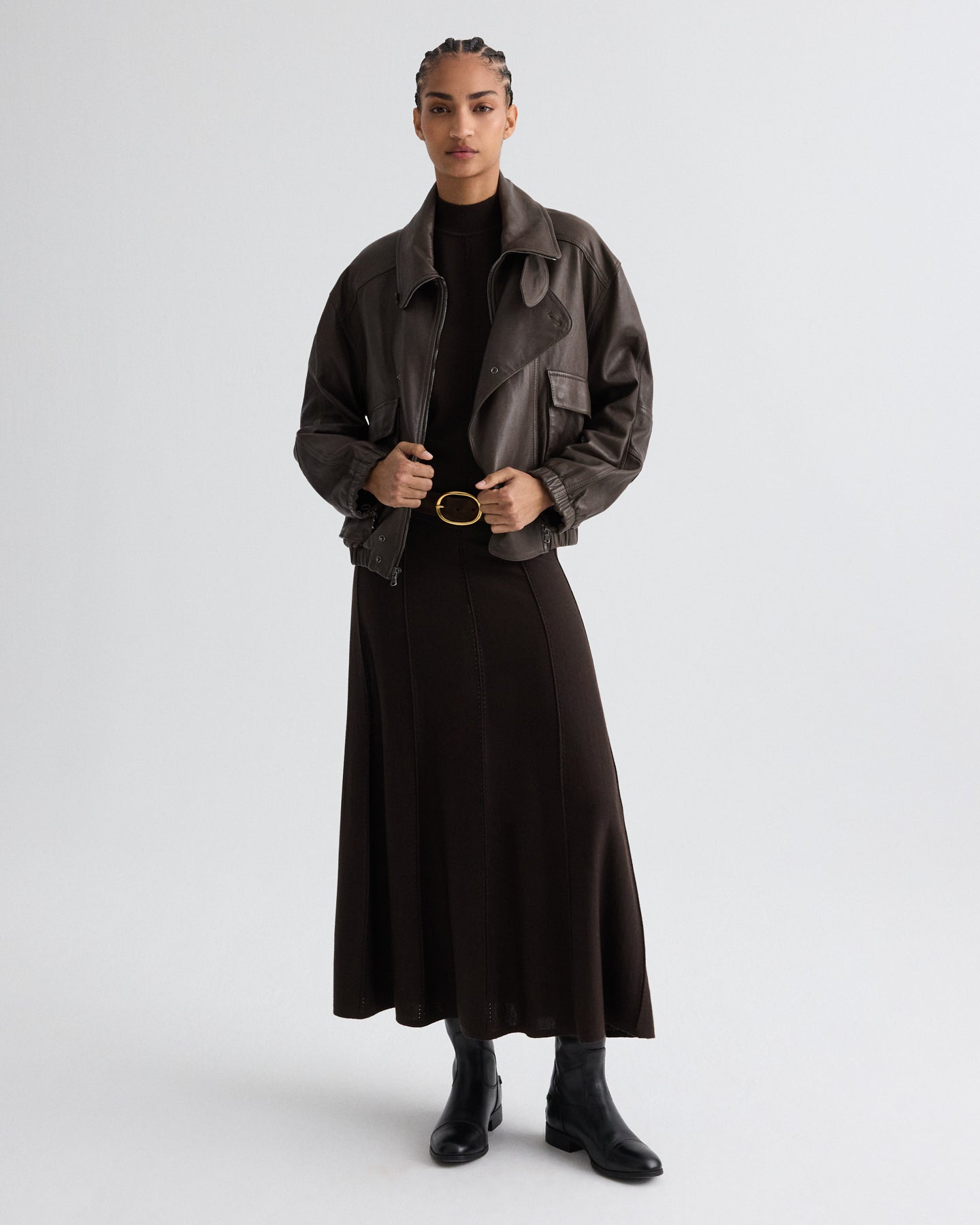 Hunter Jacket in Dolce Leather