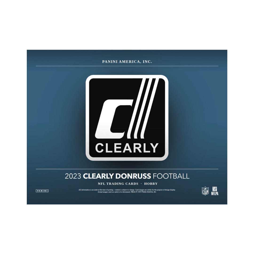 2023 Panini Clearly Donruss Football Hobby Box