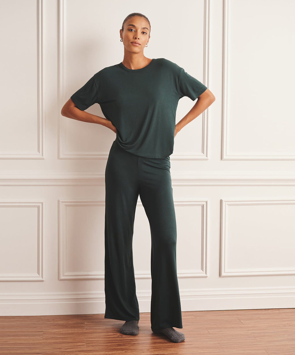 Breathable Short Sleeve Sleep Top