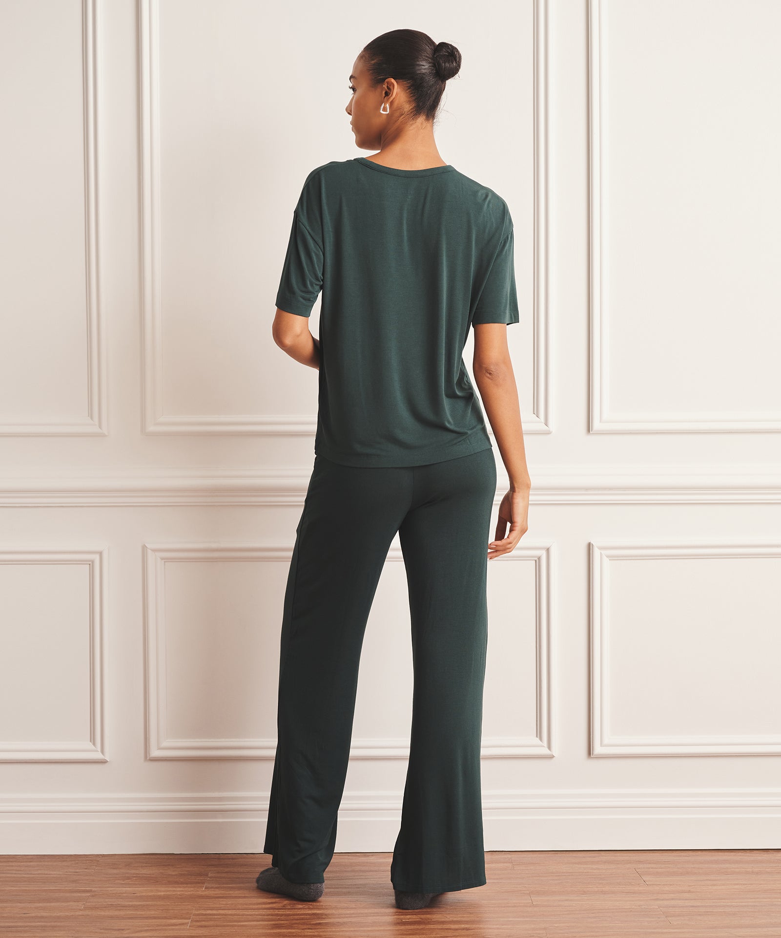 Breathable Short Sleeve Sleep Top