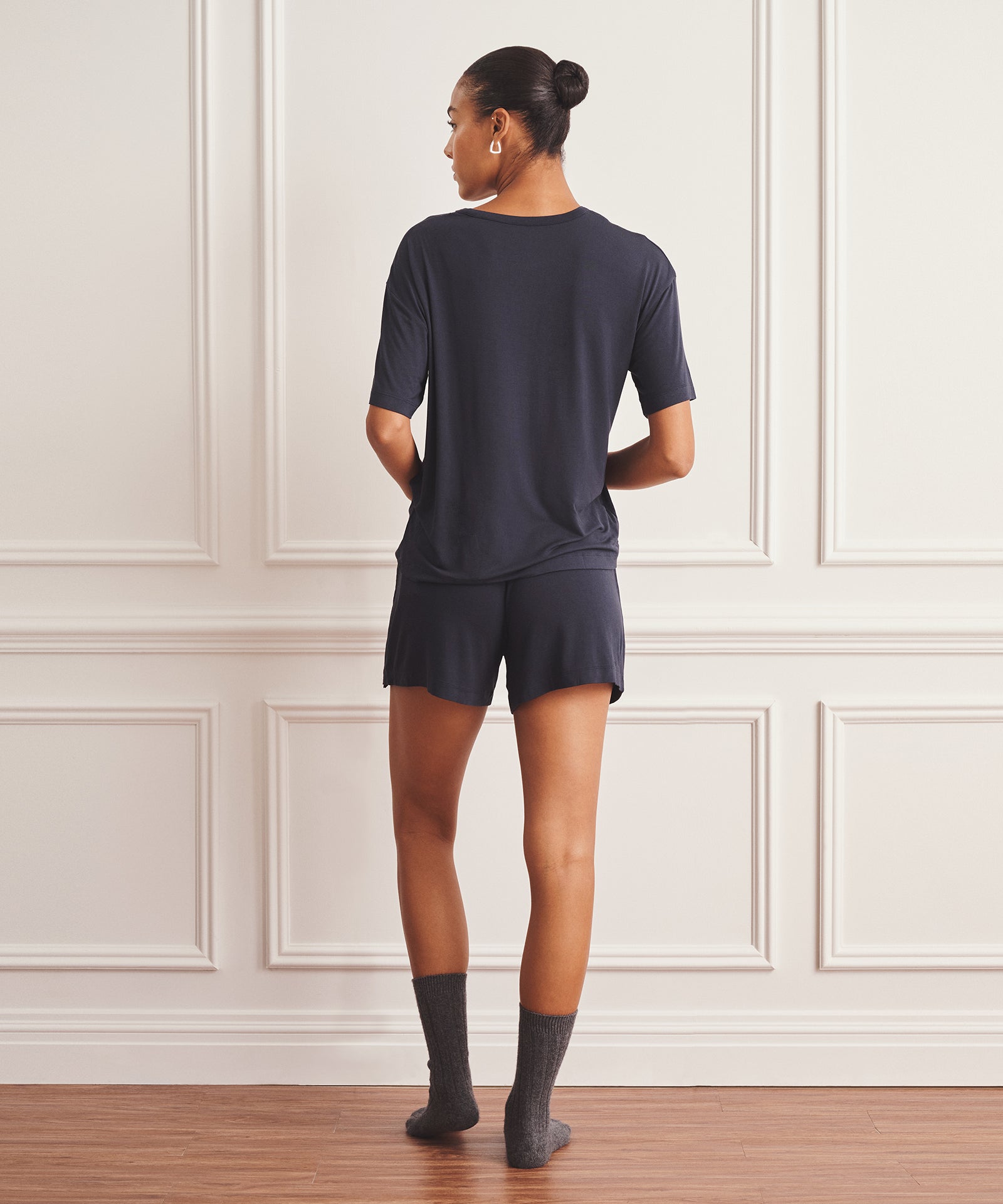 Breathable Short Sleeve Sleep Top