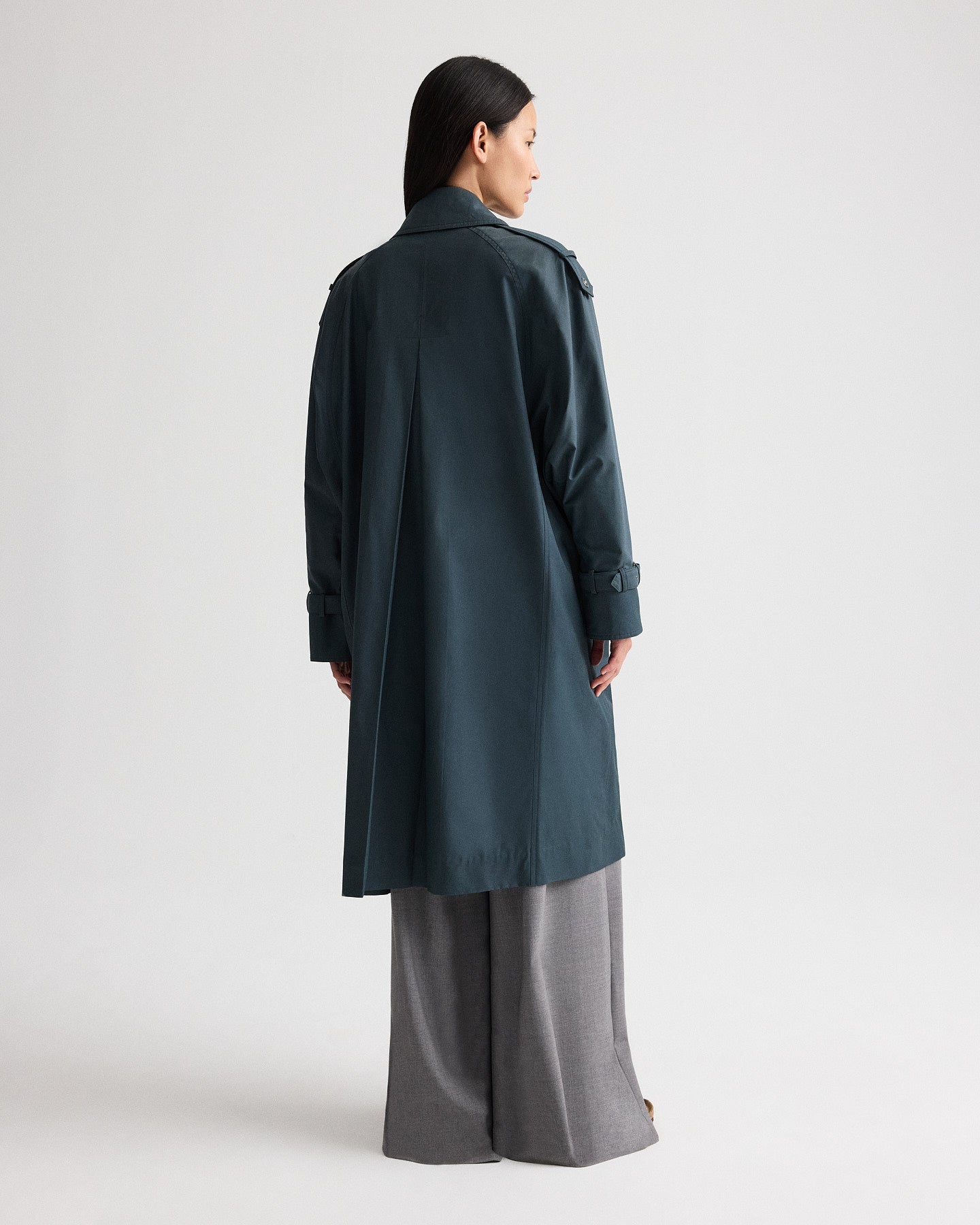 Long Bogie Trench in Water Repellent Twill