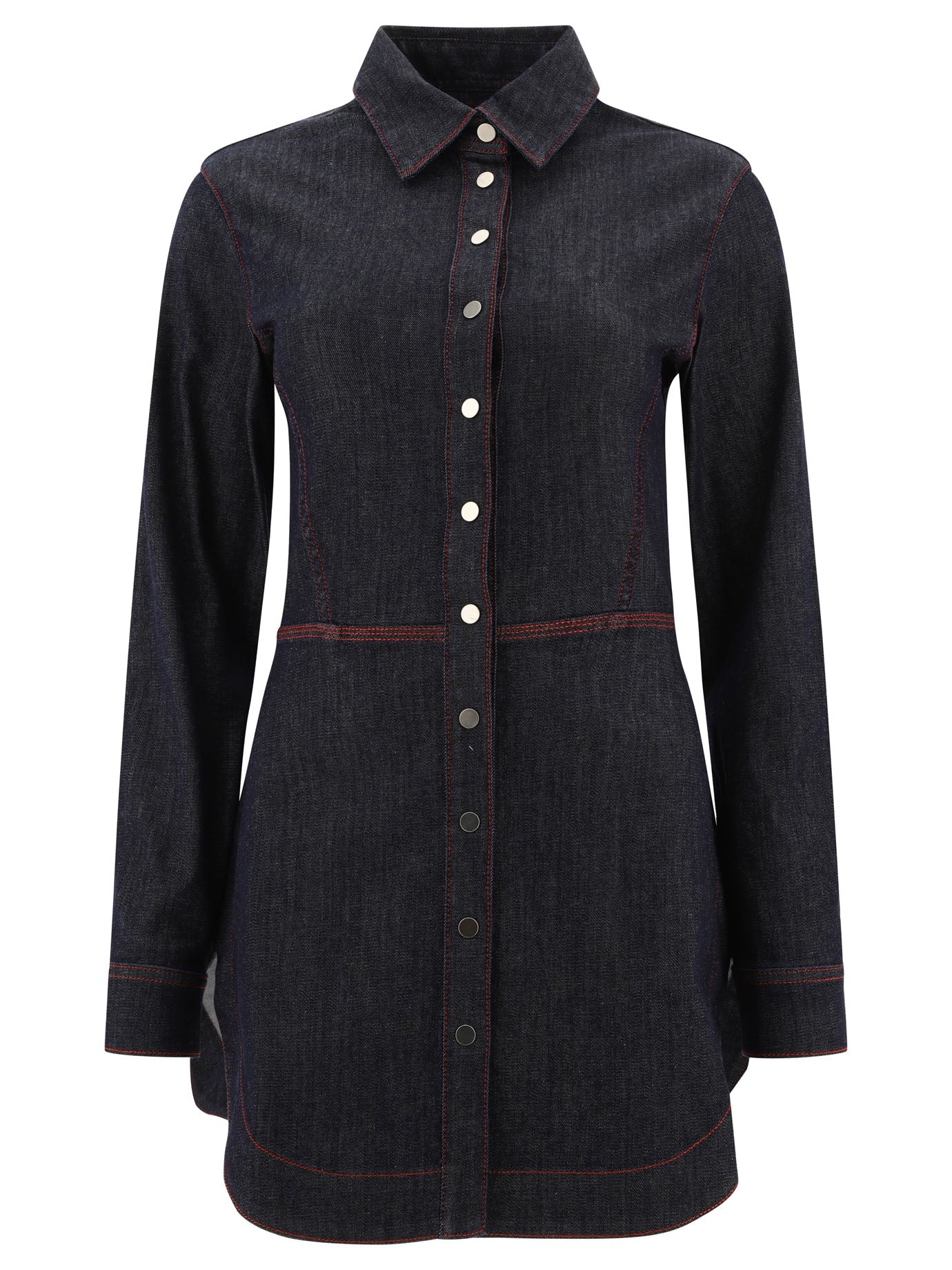 AlaÃ¯a Denim Shirt Dress