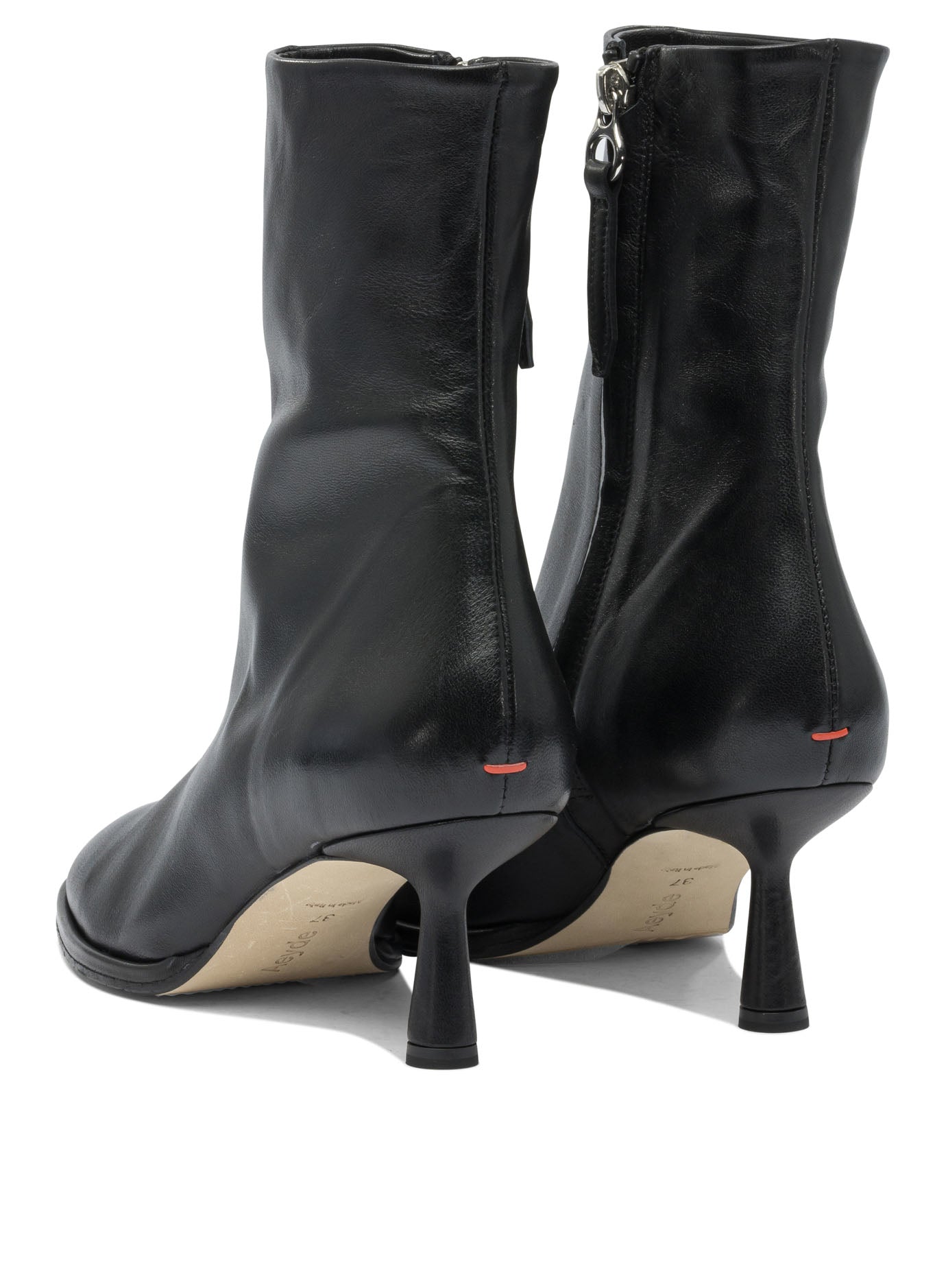 Aeyde "dorothy 65mm" Zippered Ankle Boots