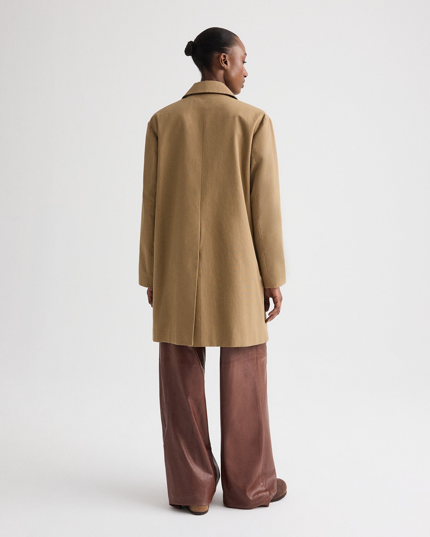 Edinburgh Coat with Crystals in Water-Repellent Cotton Canvas