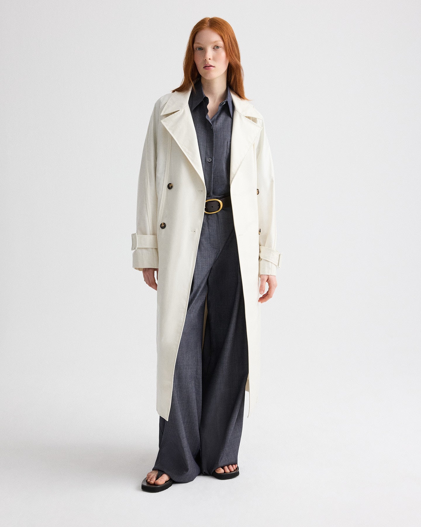 Unfinished Business Coat in Matte Polyurethane Film