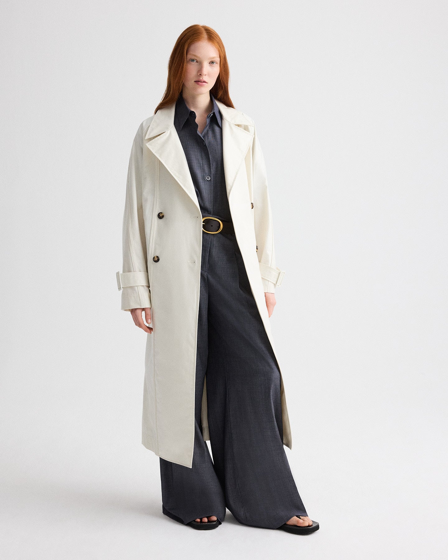 Unfinished Business Coat in Matte Polyurethane Film