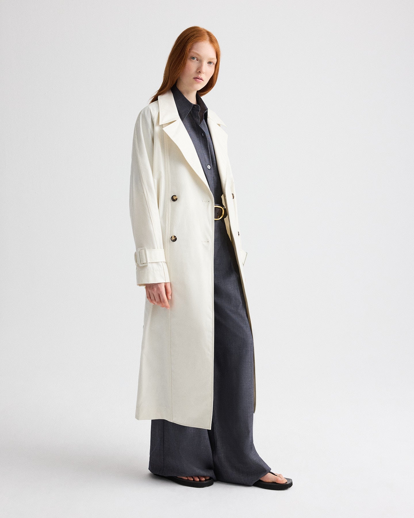 Unfinished Business Coat in Matte Polyurethane Film