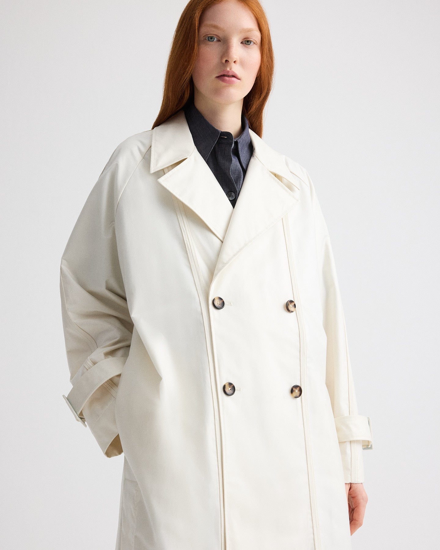 Unfinished Business Coat in Matte Polyurethane Film